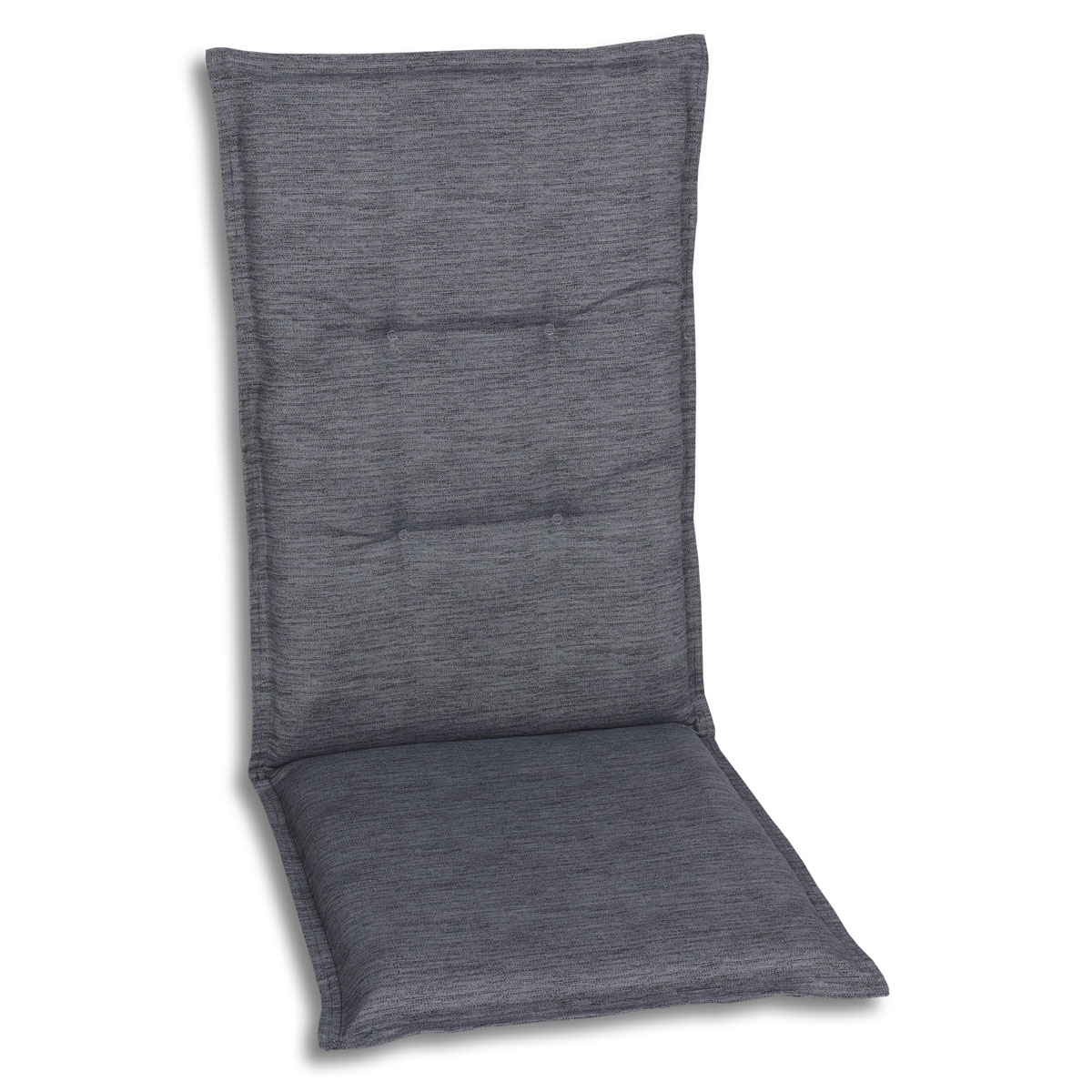 Haveson Sitzauflage Hochlehner 118x48x4cm anthrazit