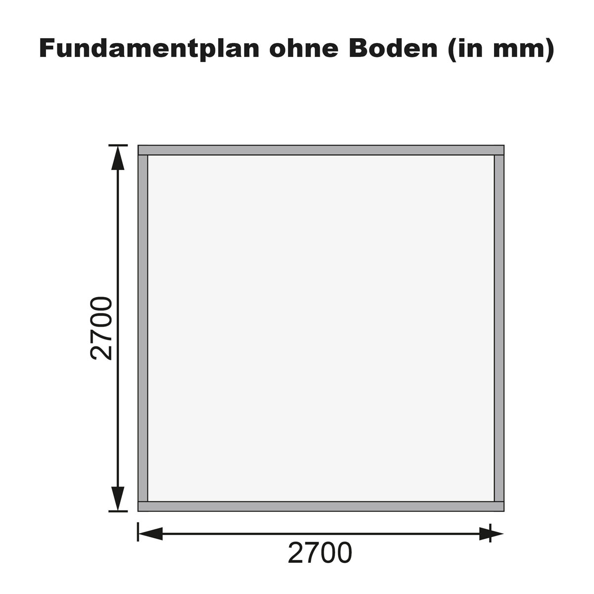 Karibu Gartenhaus Qubic 2 naturbelassen Bild 5