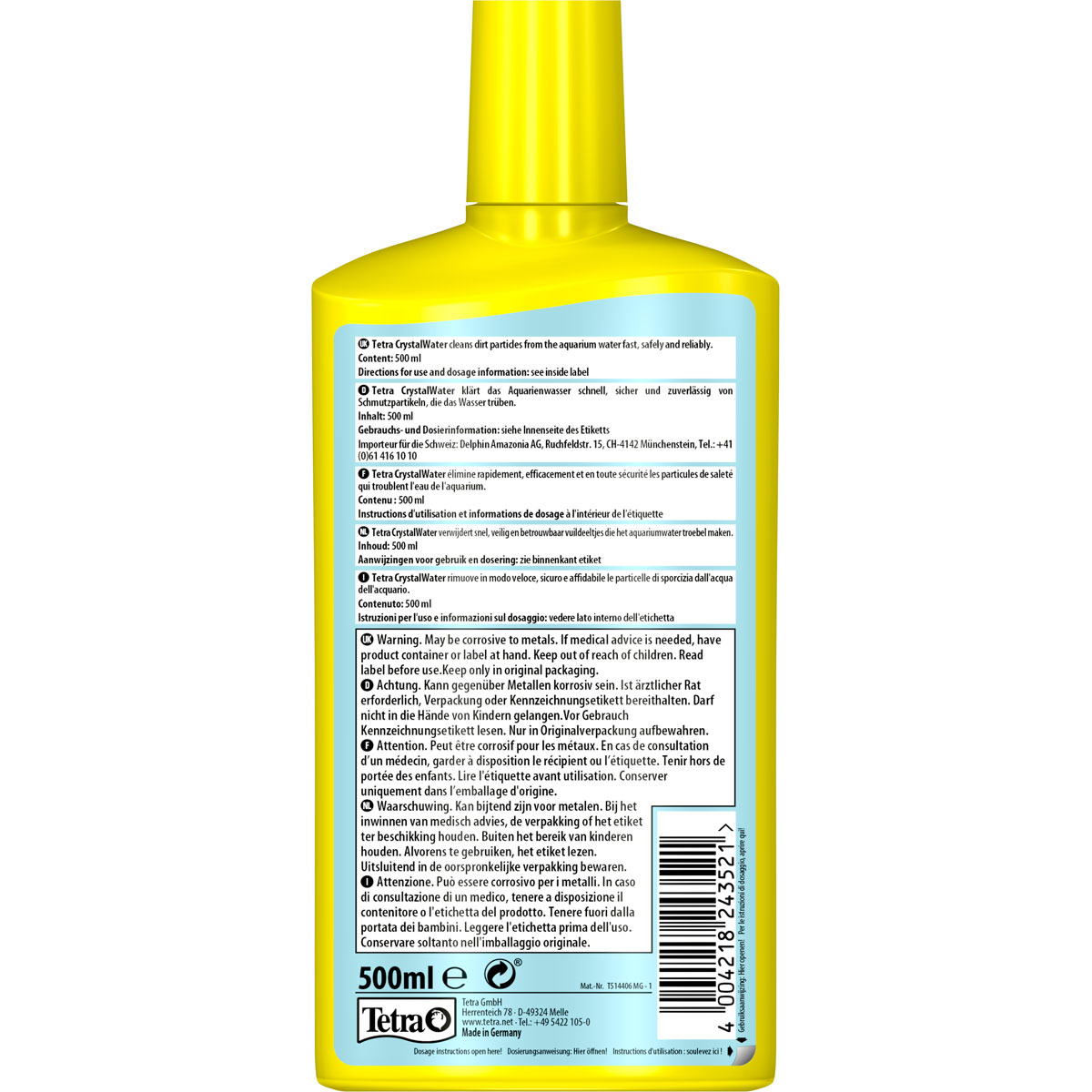 Tetra Wasseraufbereiter CrystalWater 500 ml Bild 2