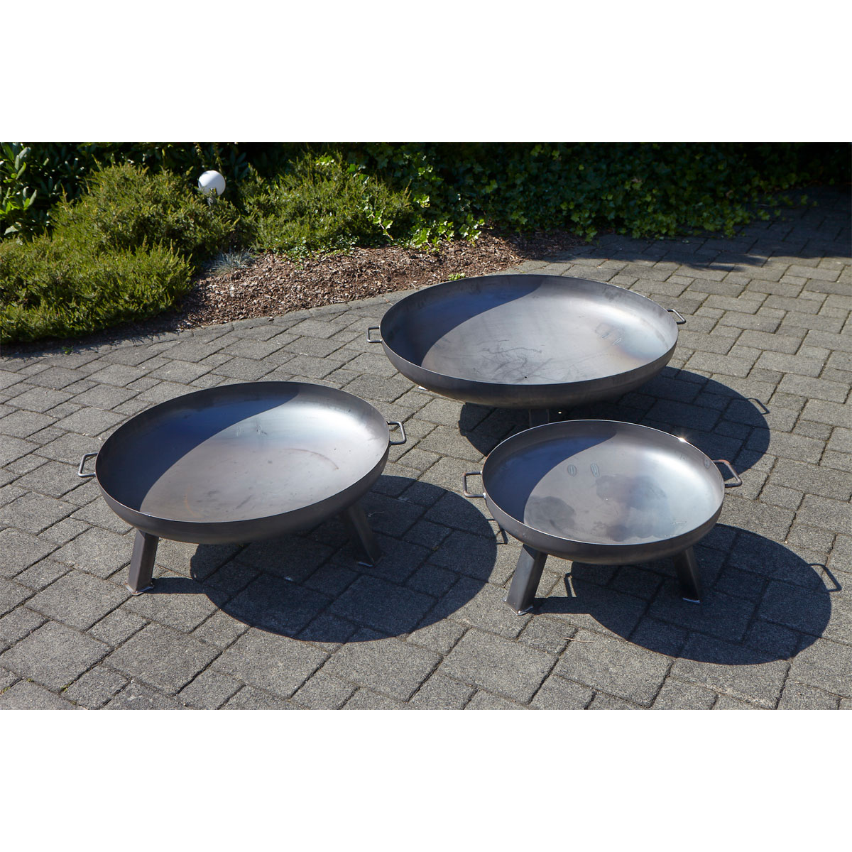 Buschbeck Feuerschale aus Eisen 80 x 30 cm 100 x 33 cm Bild 5