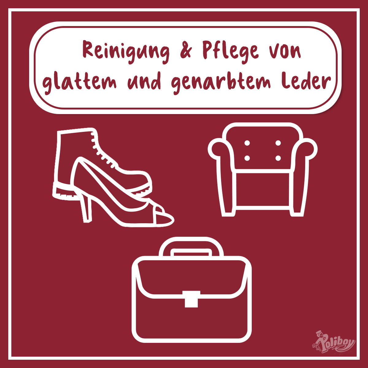 Poliboy Leder-Feuchttücher 20 Stück Bild 2