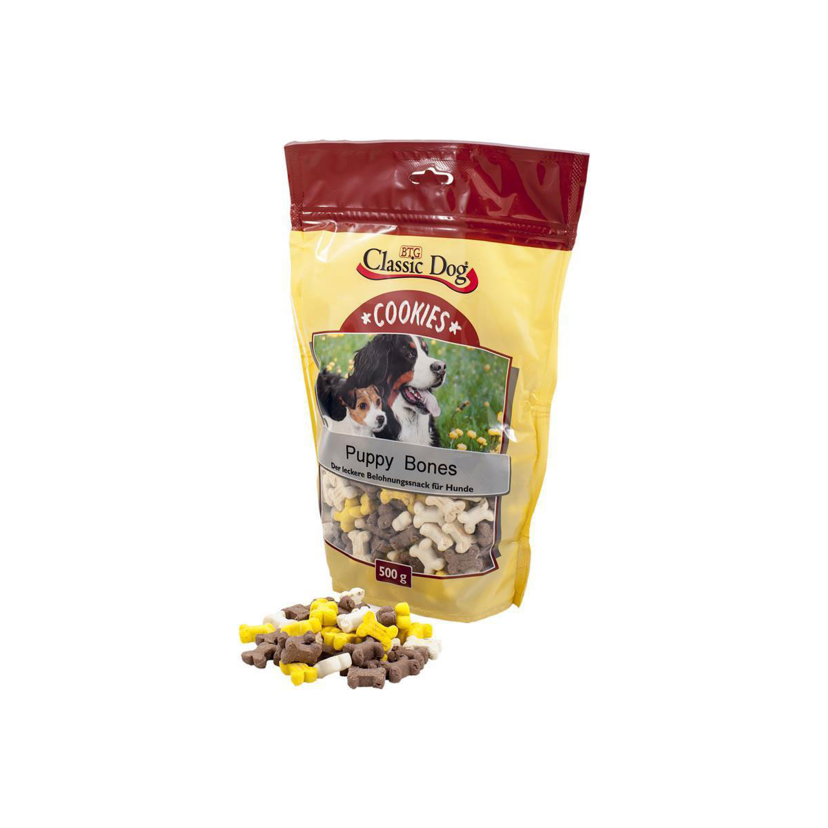 Classic Cookies Puppy Bones 500g Bild 2