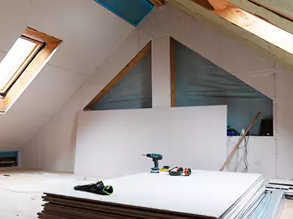 Dachboden Ausbau in Arbeit