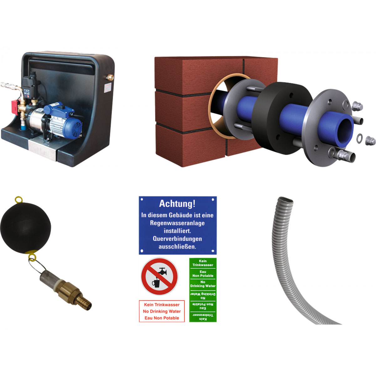 4rain Flachtank Flat S Haus-Premium Paket 4500 L Bild 5