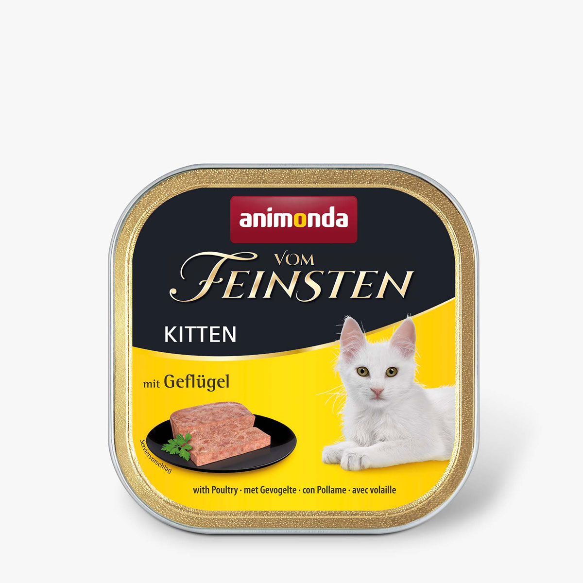 animonda Vom Feinsten  Cat Kitten mit Geflügel 100g