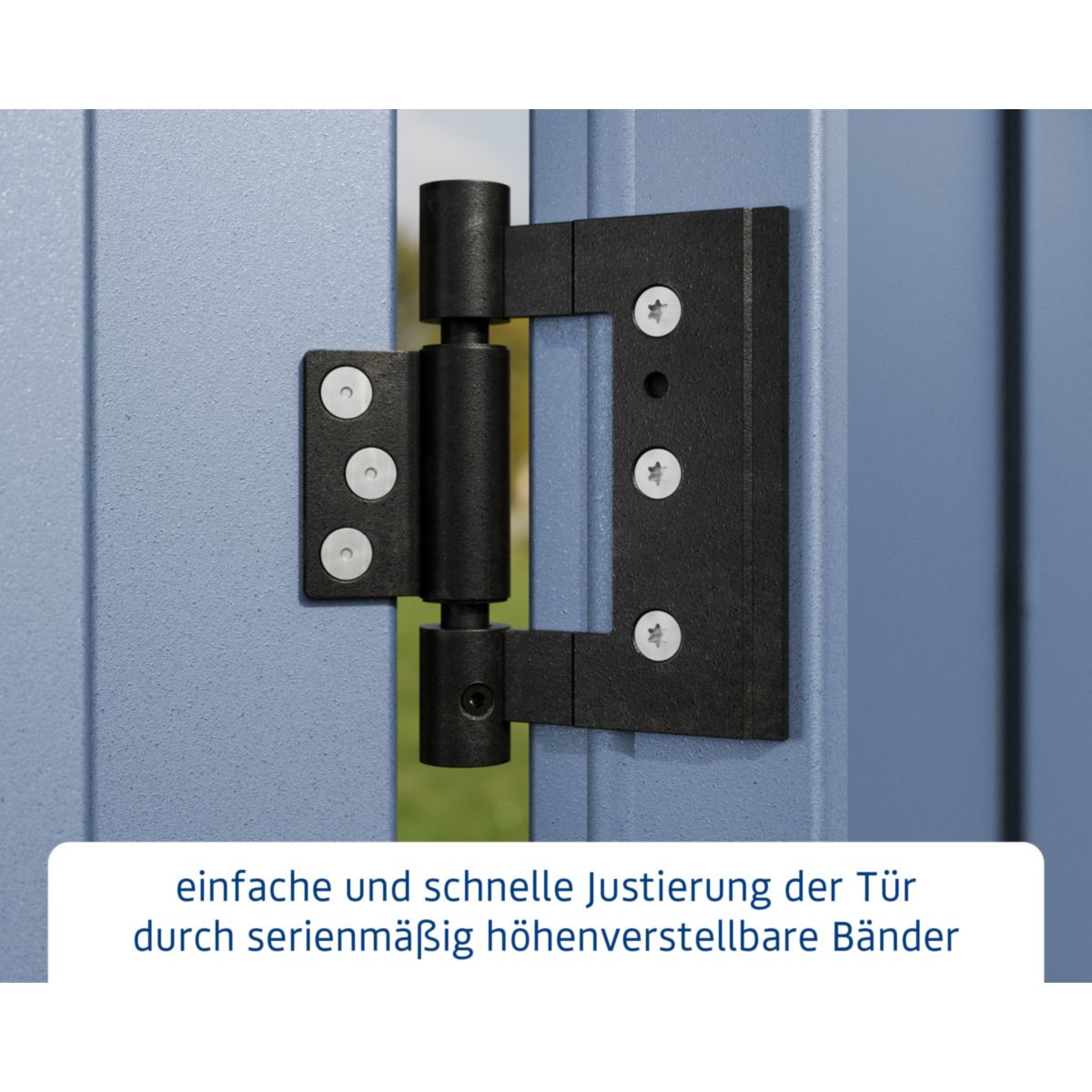 EcoStar  Gerätehaus Elegant-PTyp 2RAL5014 1 flg Bild 5