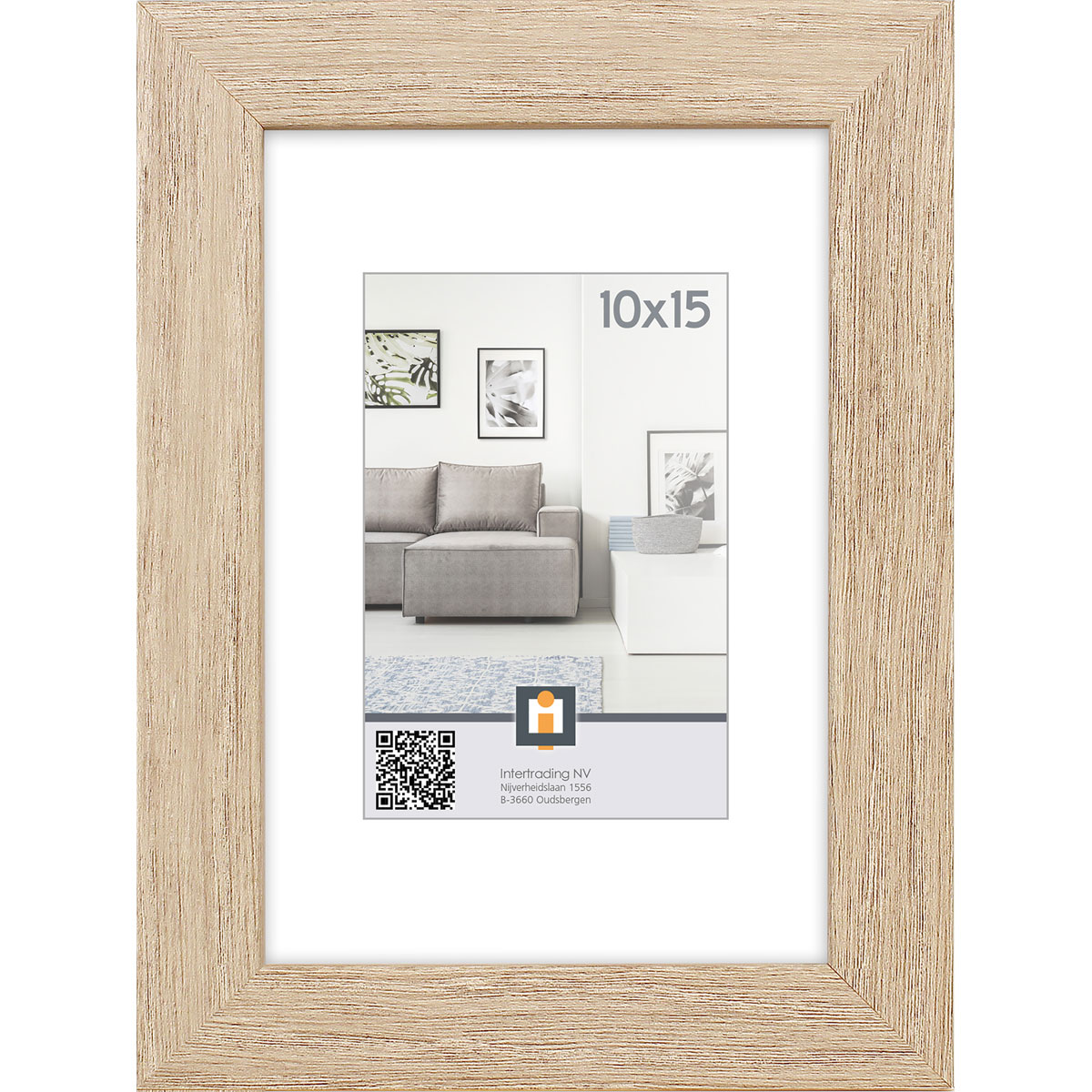 Bilderrahmen Livorno 10x15 cm Vintage Eiche
