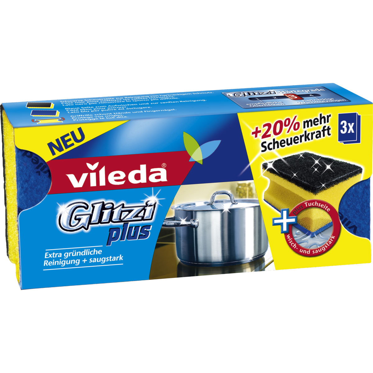 Vileda Topfreiniger Glitzir 3 Stück