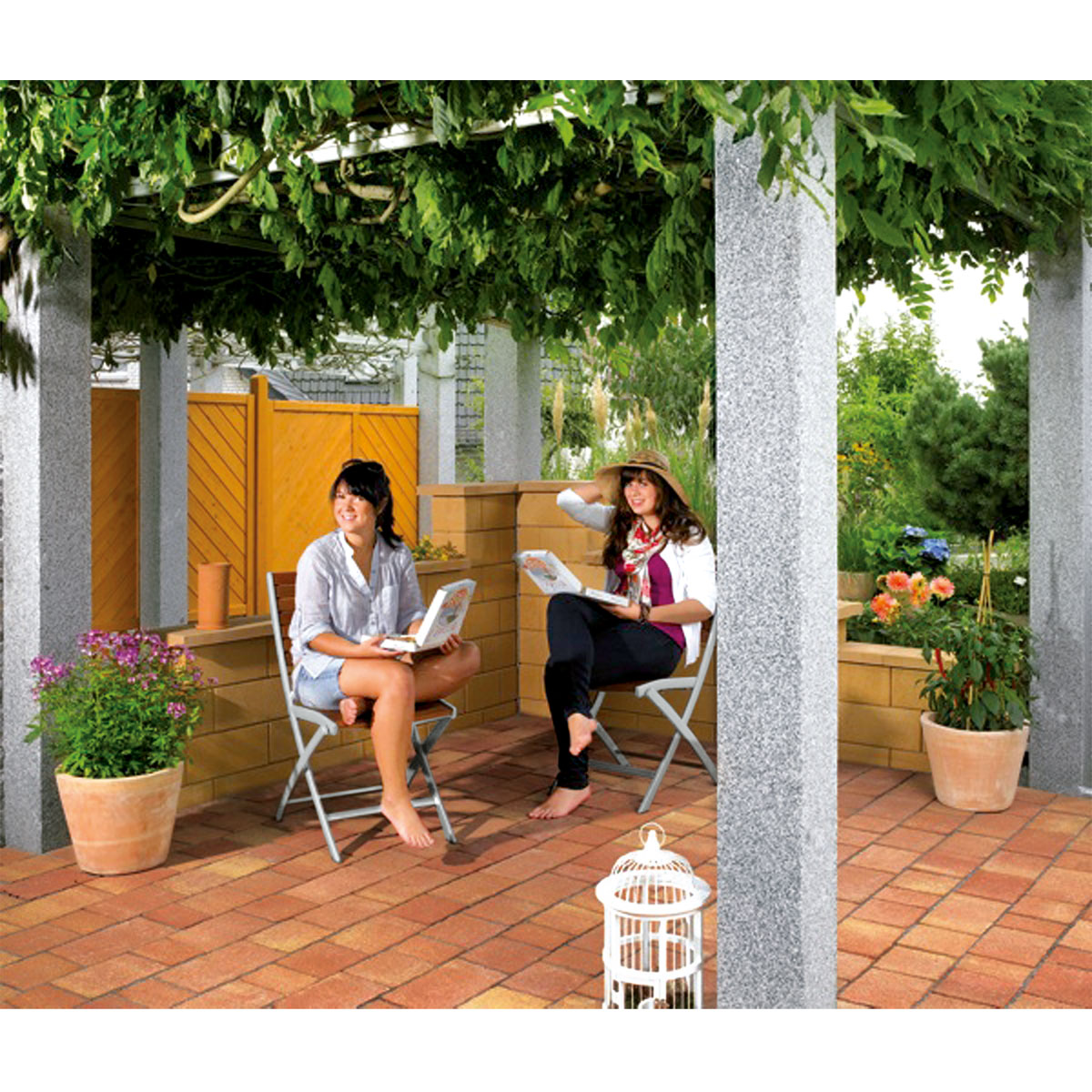 Lusit  Gestaltungspflaster Natura Plano gelbsand-melange Bild 2