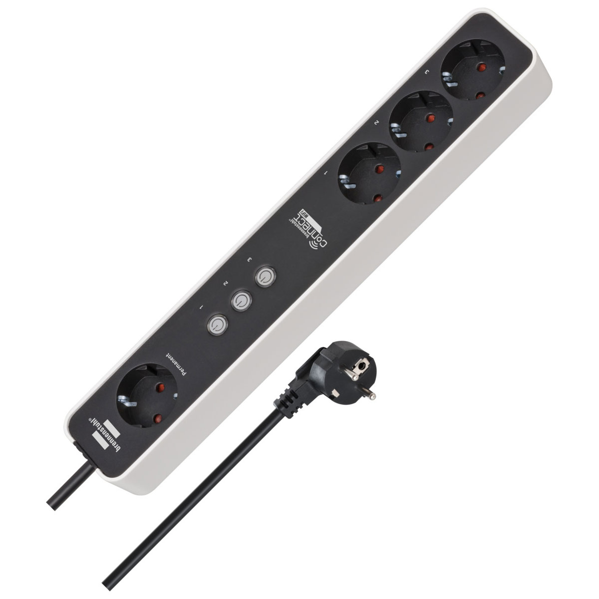 Brennenstuhl Steckdosenleiste Ecolor WiFi 4f