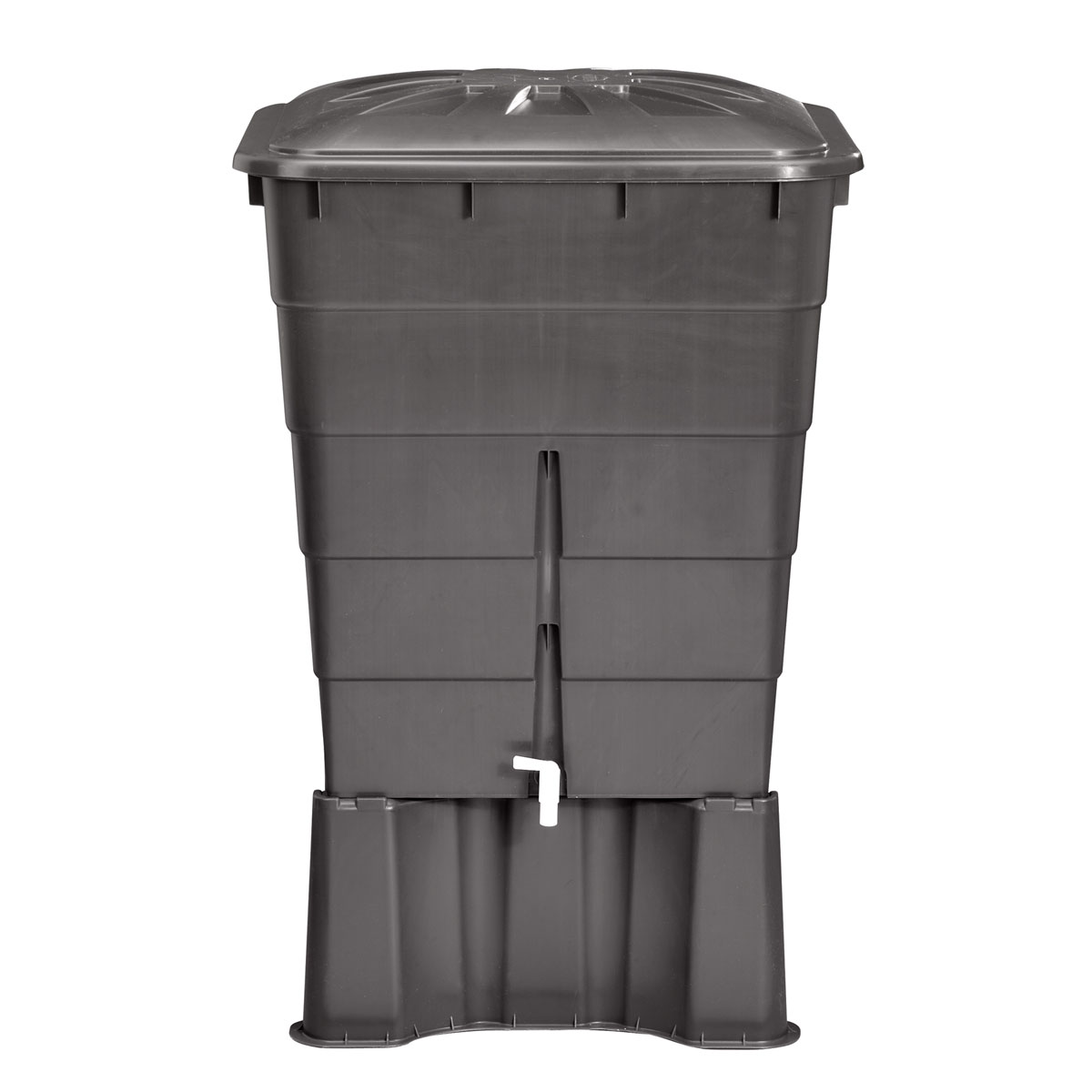 Garantia Regentonne eckig 300 L graphite grey inkl Deckel und Hahn Bild 2