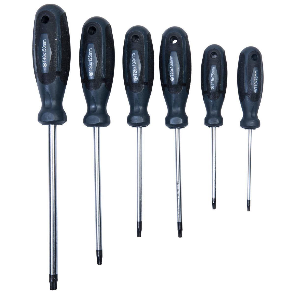 Basic Schraubendrehersatz TX 6 teilig 