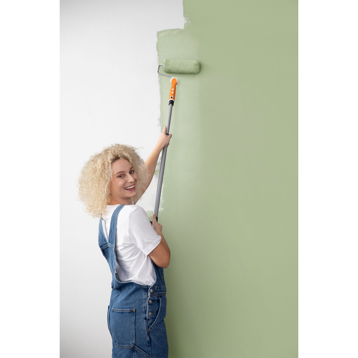 Alpina Innenfarbe pure farben 2,5 L Pistaziengrün matt Bild 3