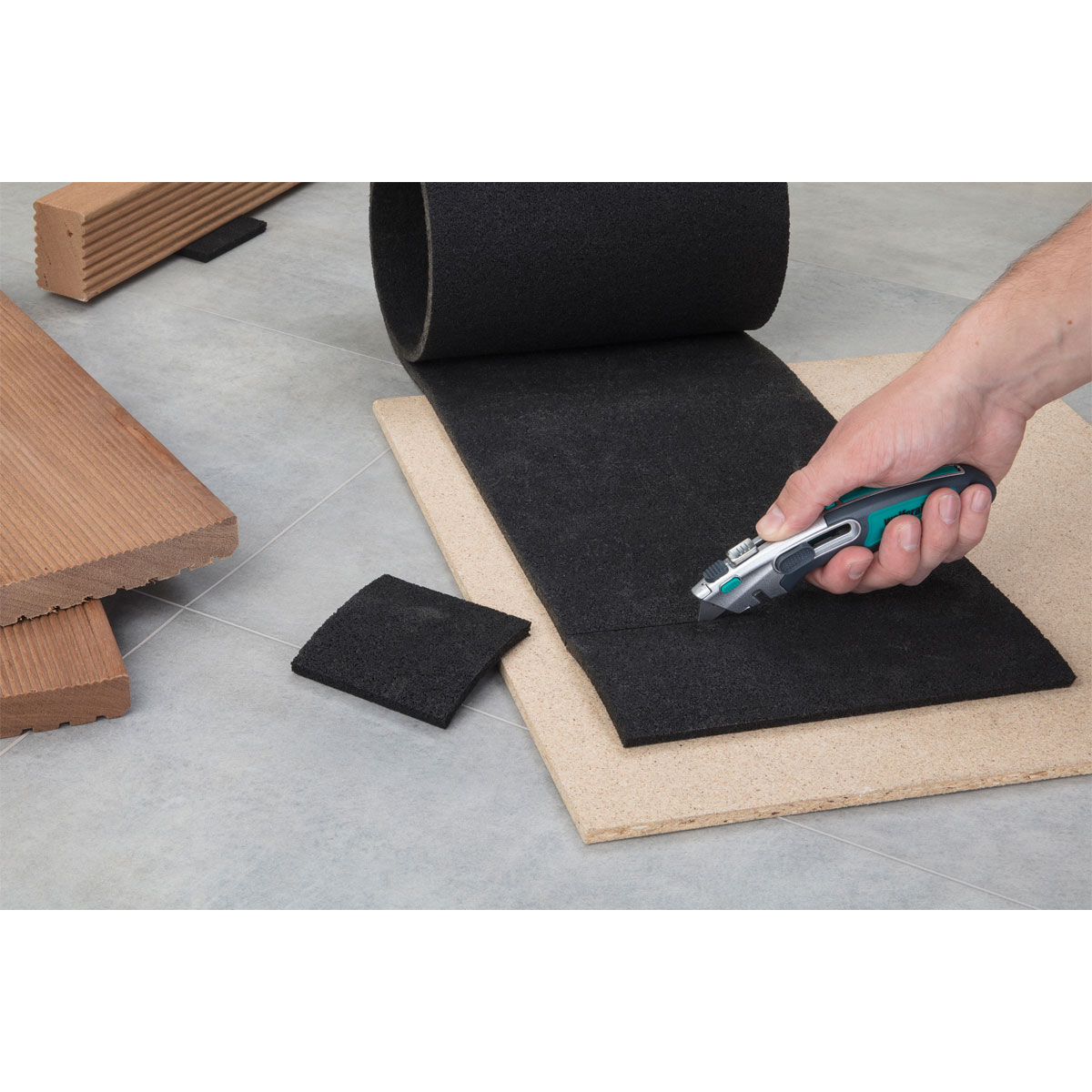 Wolfcraft  Profi-Dual-Sicherheitsmesser mit Trapezklinge Bild 6