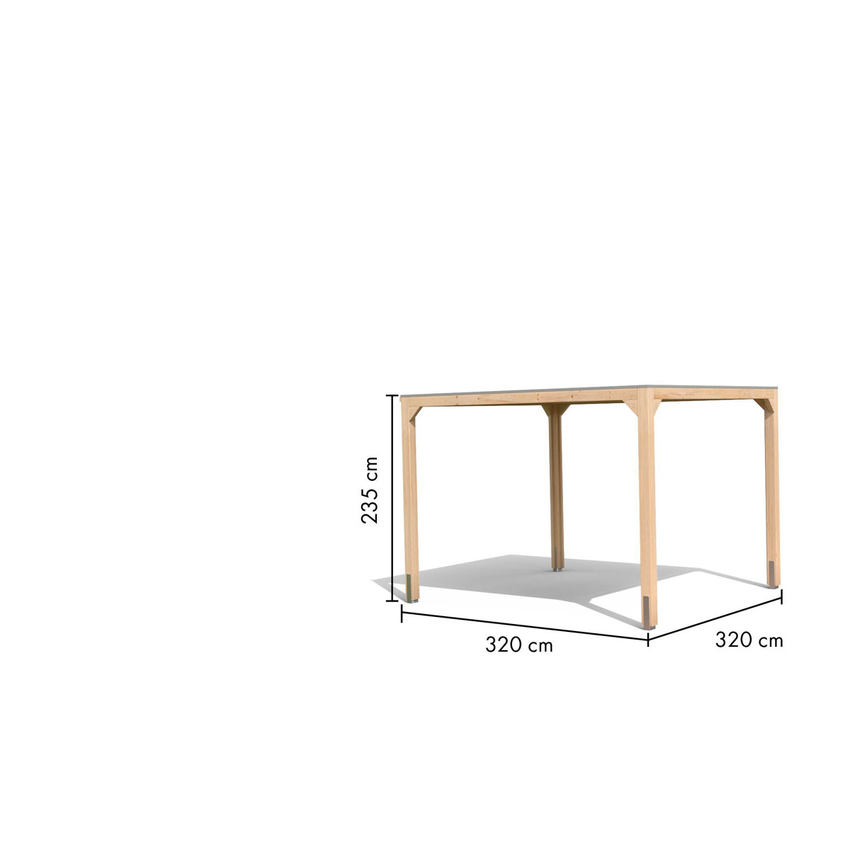 Karibu Cubus Pavillon naturbelassen Bild 6