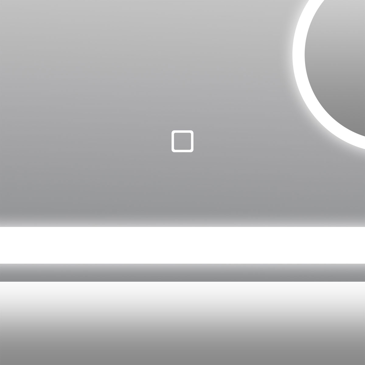 DSK  Design LED Lichtspiegel Silver Rey 140 x 60 cm Bild 5