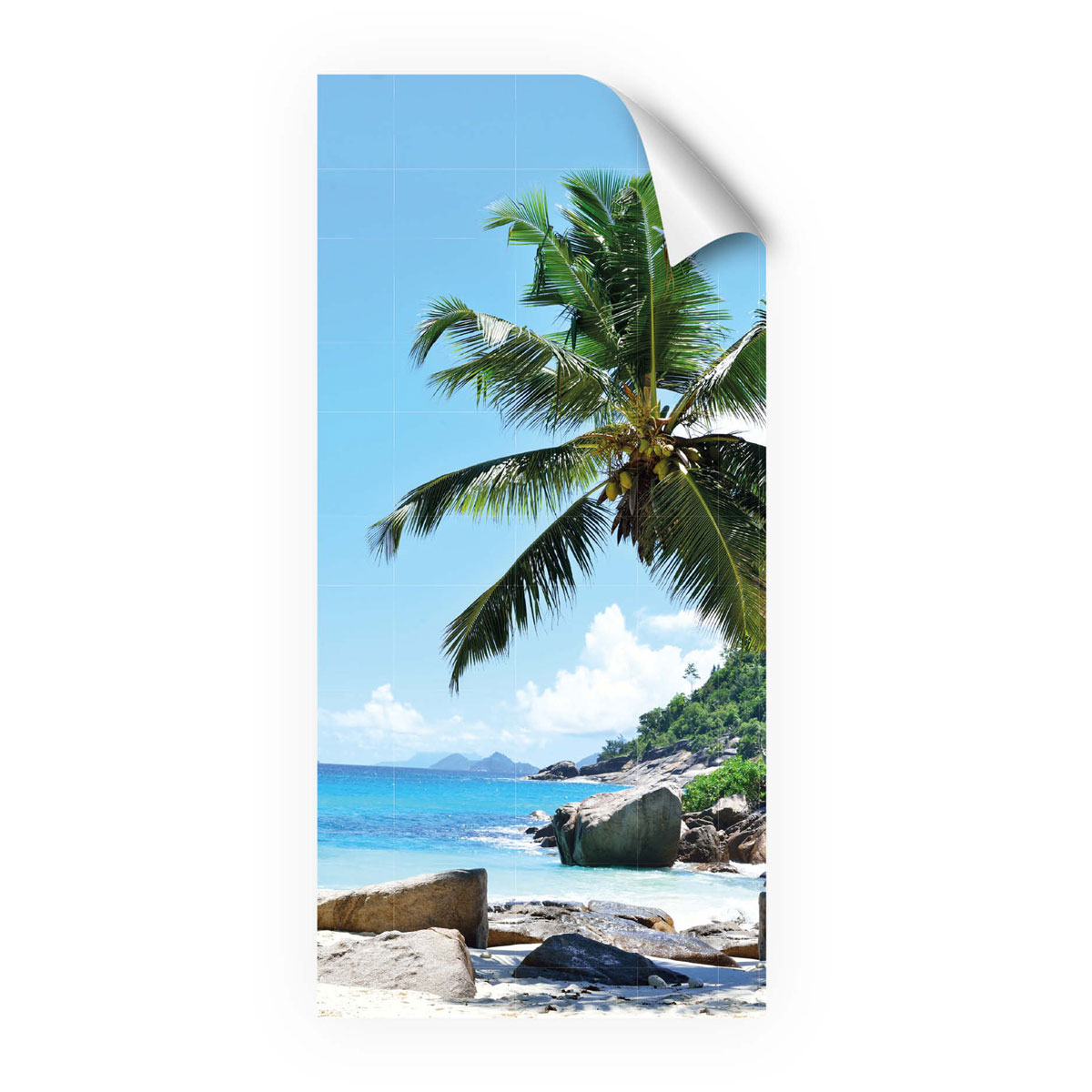 MySpotti Fresh DuschrückwandfolieSeychellen Bild 3