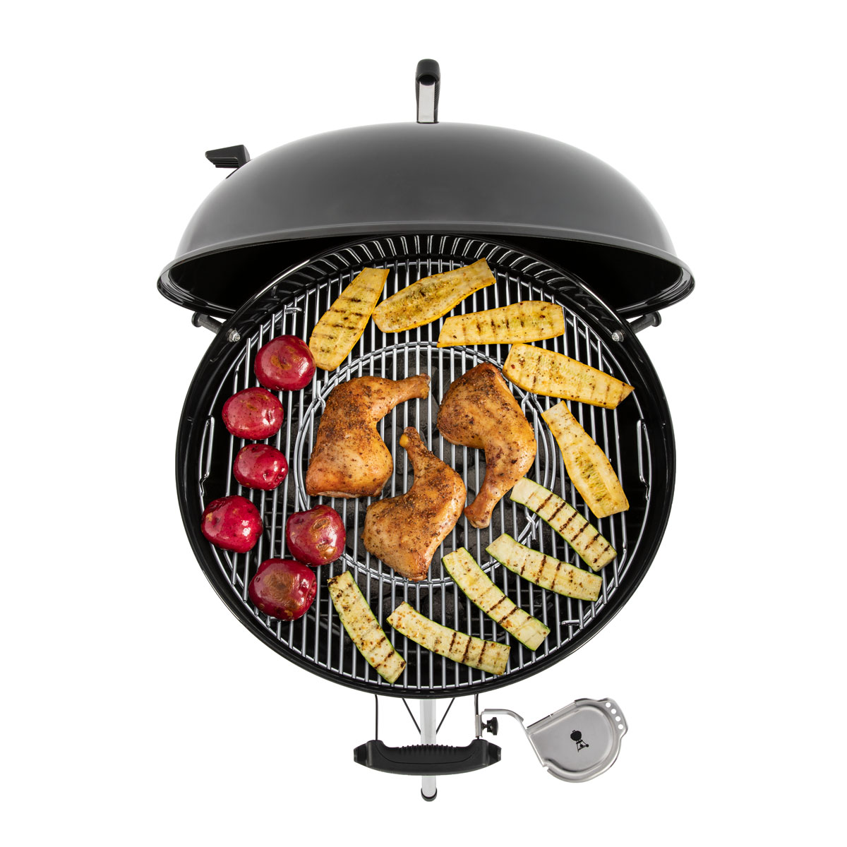 Weber Holzkohlegrill Master-Touch GBS E-5750 Durchmesser 57 cm schwarz Bild 17