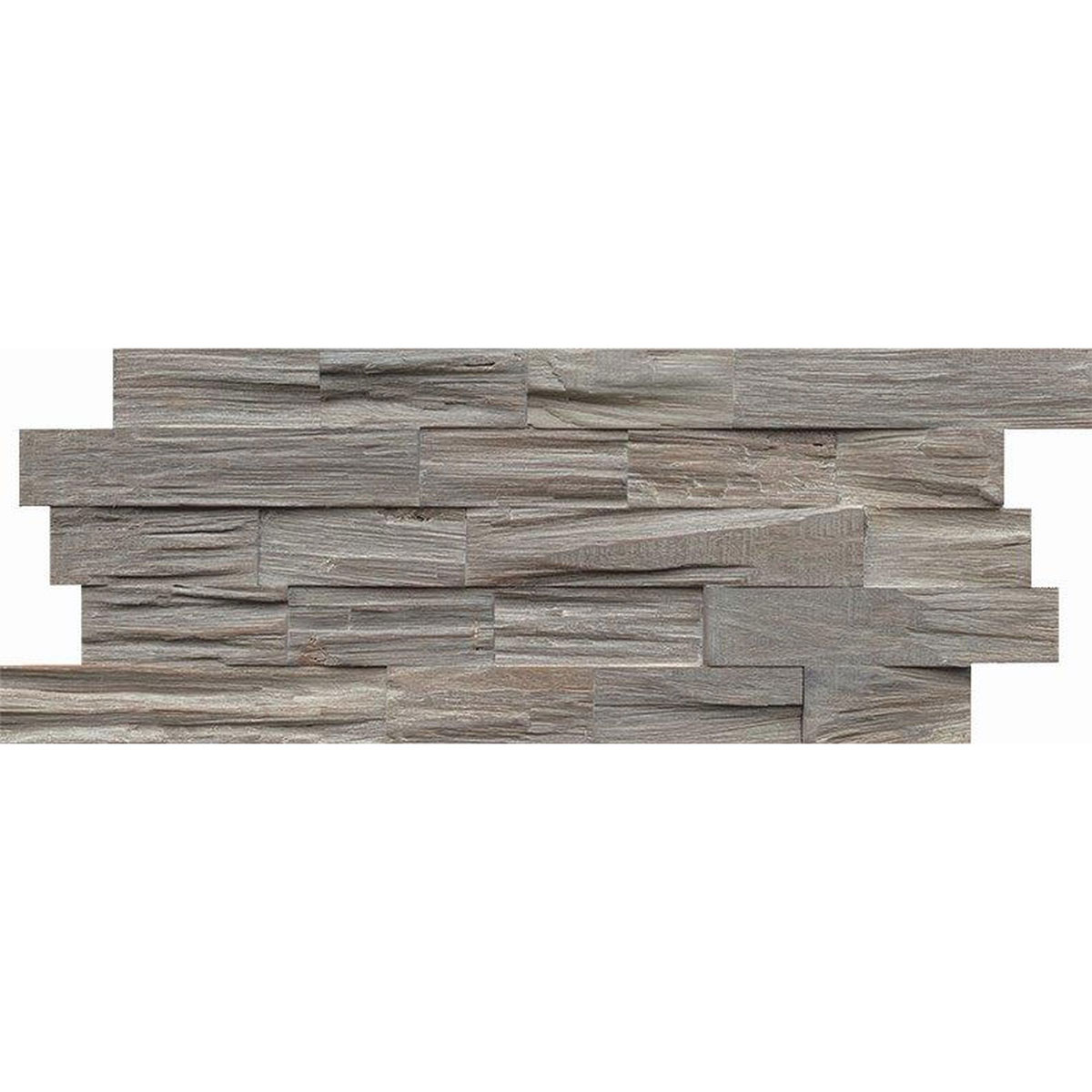 Indo Wandverkleidung Bangkirai Whitewash 5er-Set Bild 2