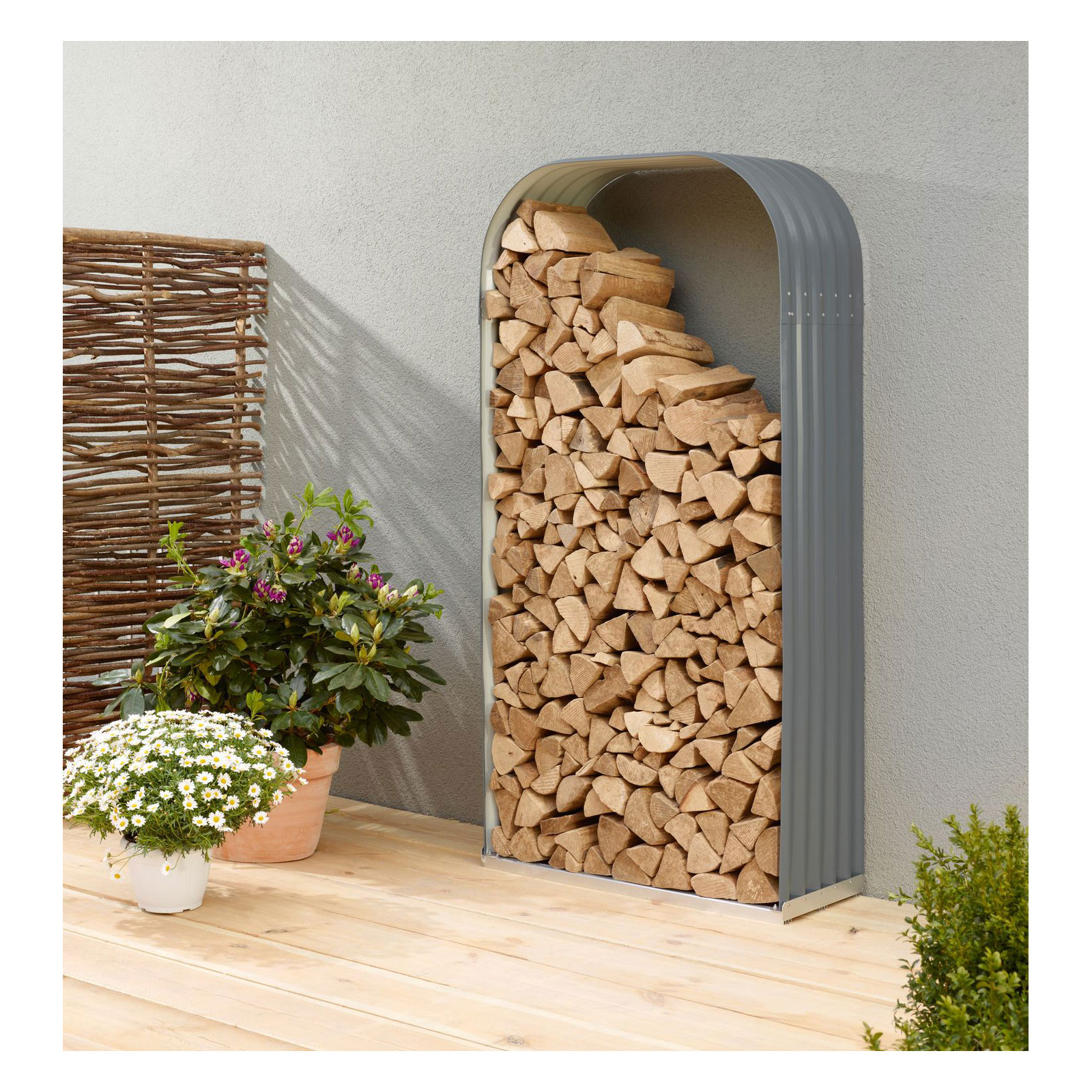 Vitavia Kaminholzregal Lignum 401 hoch granit-anthrazit Bild 2