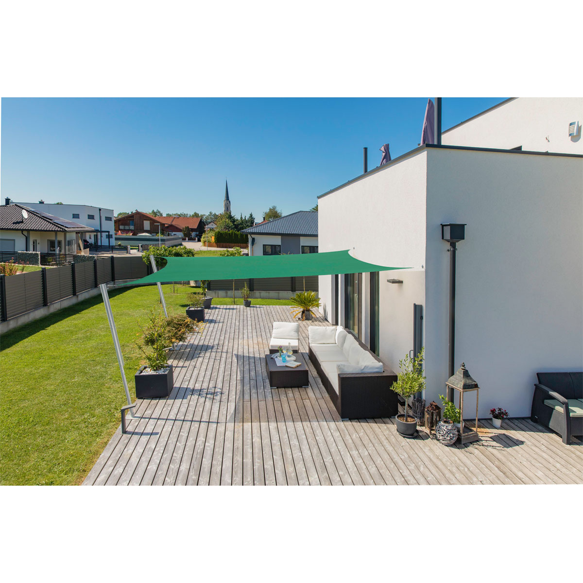 Rechteck-Segel Capri 3 x 4 m olive Bild 2