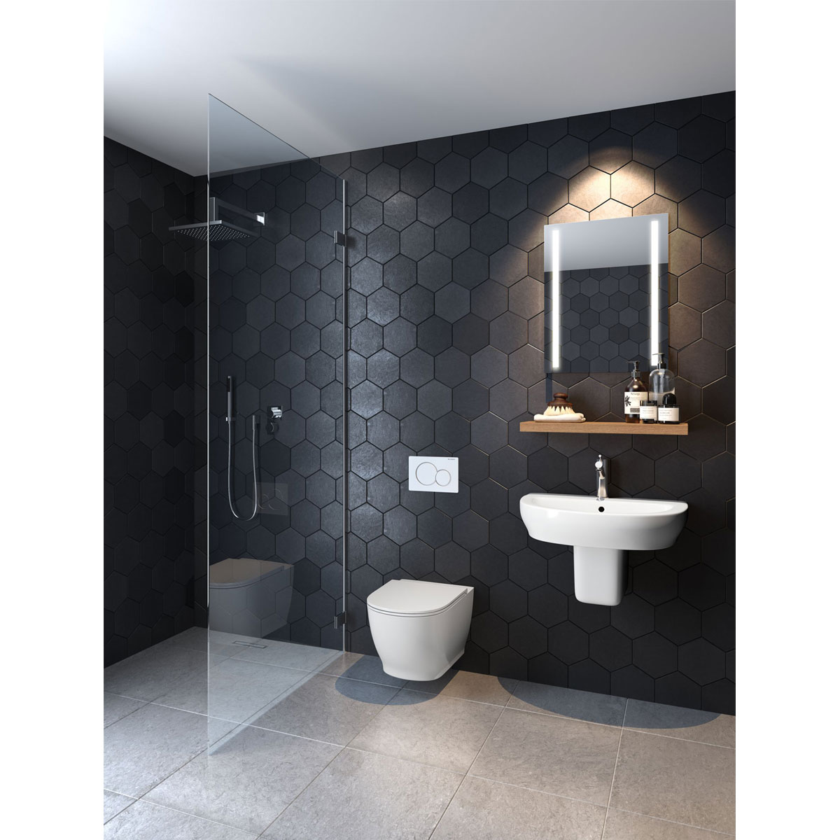 Geberit Betätigungsplatte Sigma für 2-Mengen-Spülung Bild 2