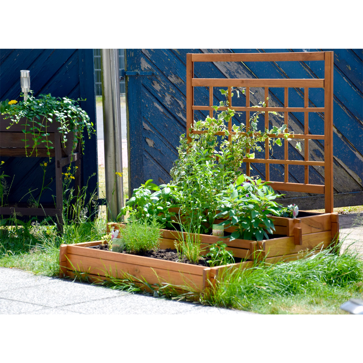 dobar Hochbeet Peru 110 x 115 x 88 cm braun Bild 7