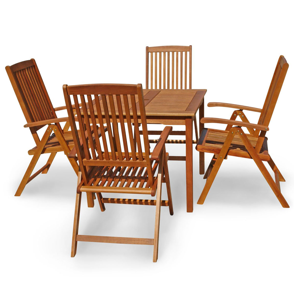 Indoba Gartenmöbel Set Sun Shine 5teilig 100x74x200 1 Gartentisch