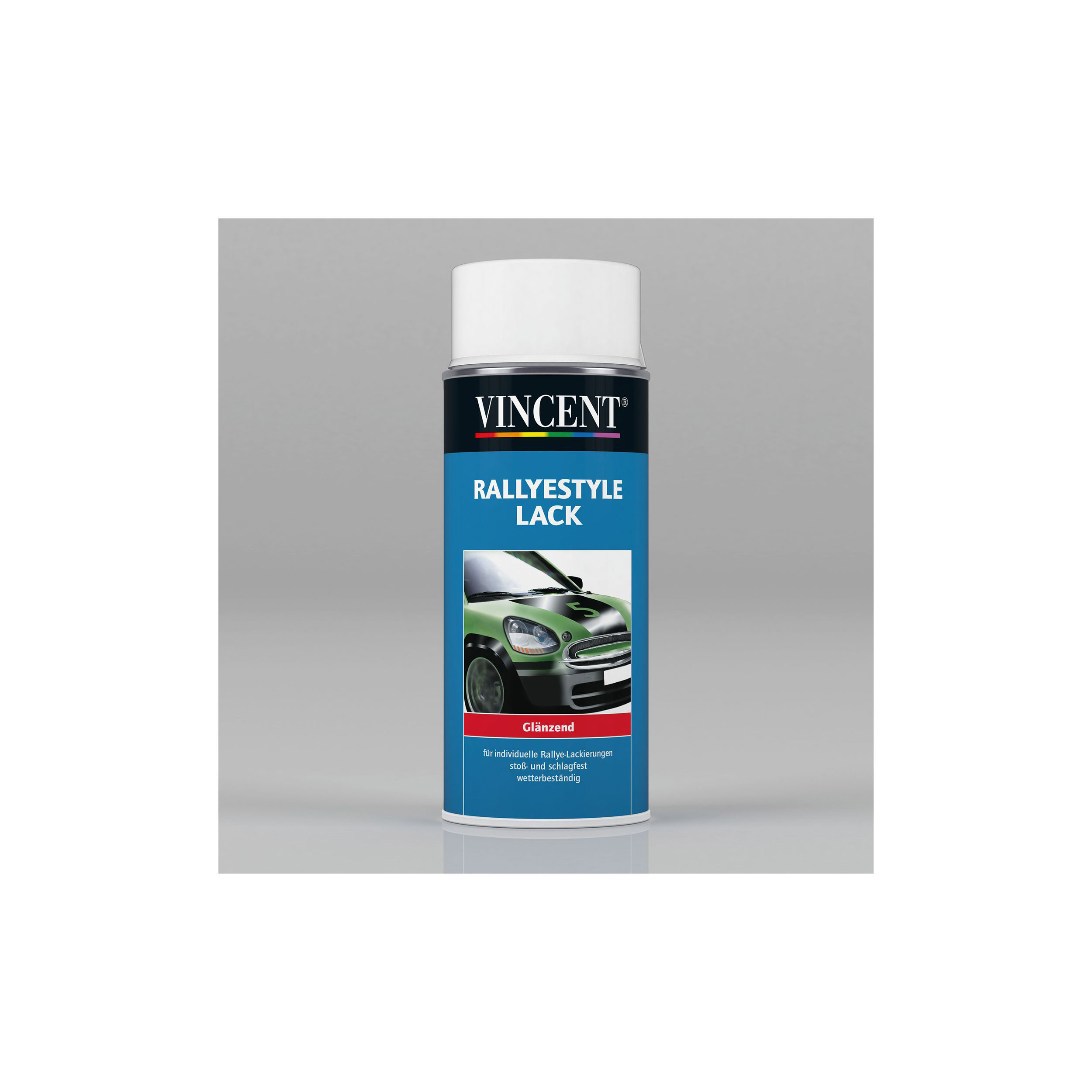 Vincent Rallyestyle-Lack weiß hochglänzend 400 ml