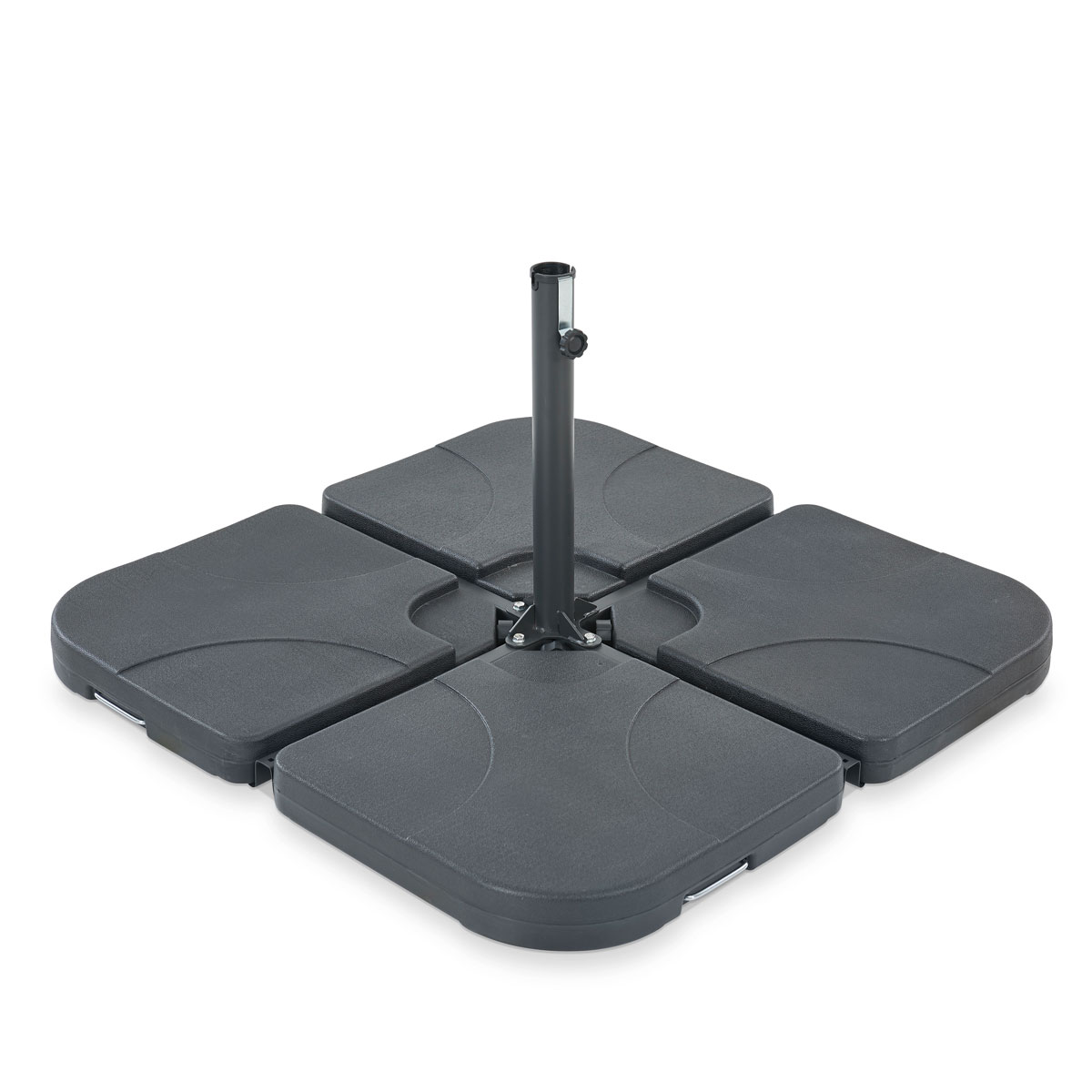 Leco Kunststoff-Plattenset für Sonnenschirm-Kreuzständer Wasser/Sand Bild 4