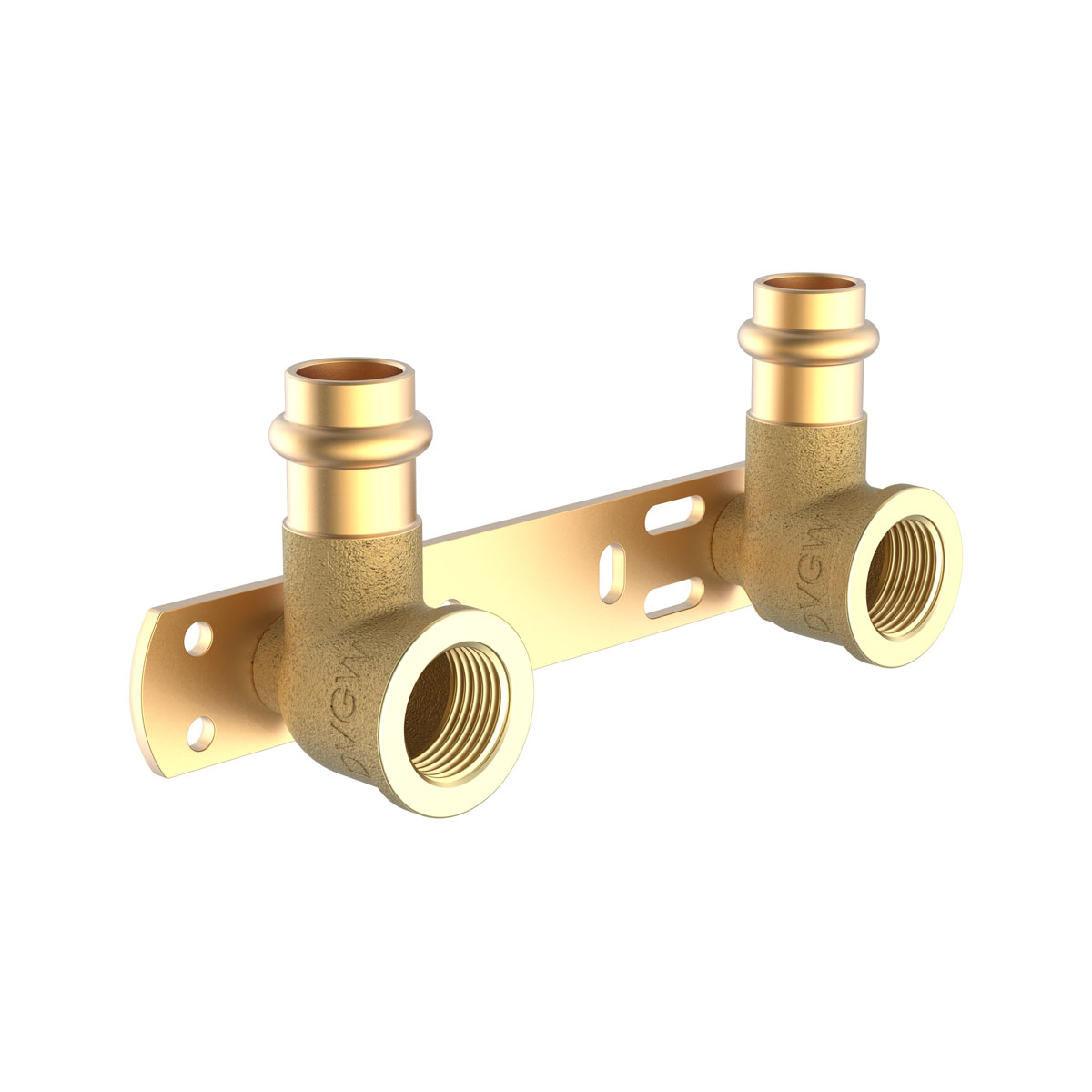 Kirchhoff RG Montageeinheit blank 15 mm x 1/2"IG Stichmass 100mm 1 Muffe P4977 Bild 1