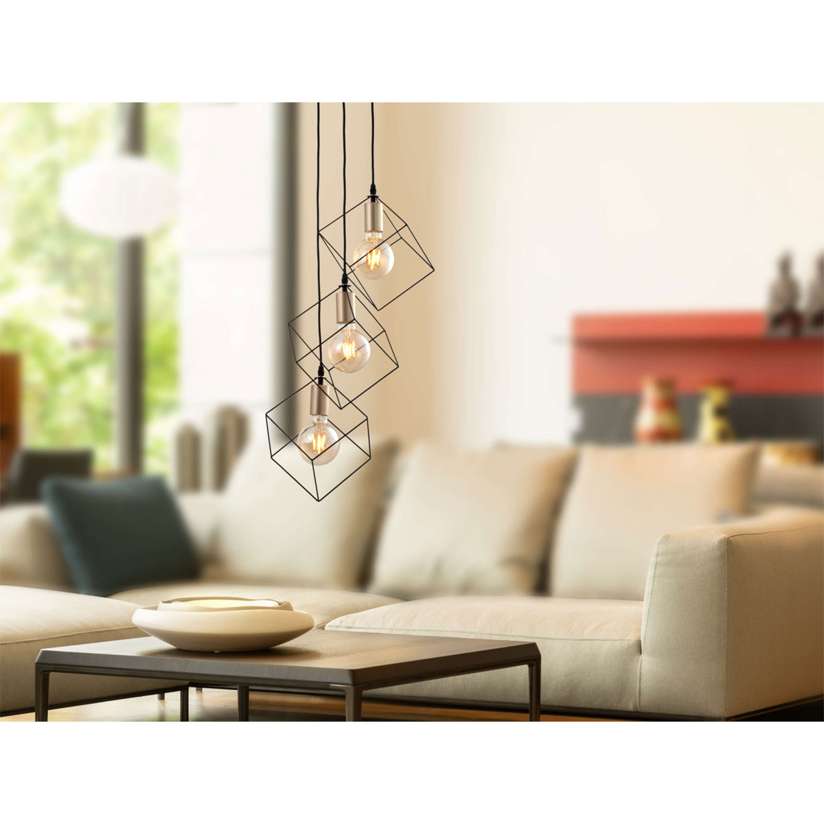 näve  Pendelleuchte Canto schwarz 3er Bild 7