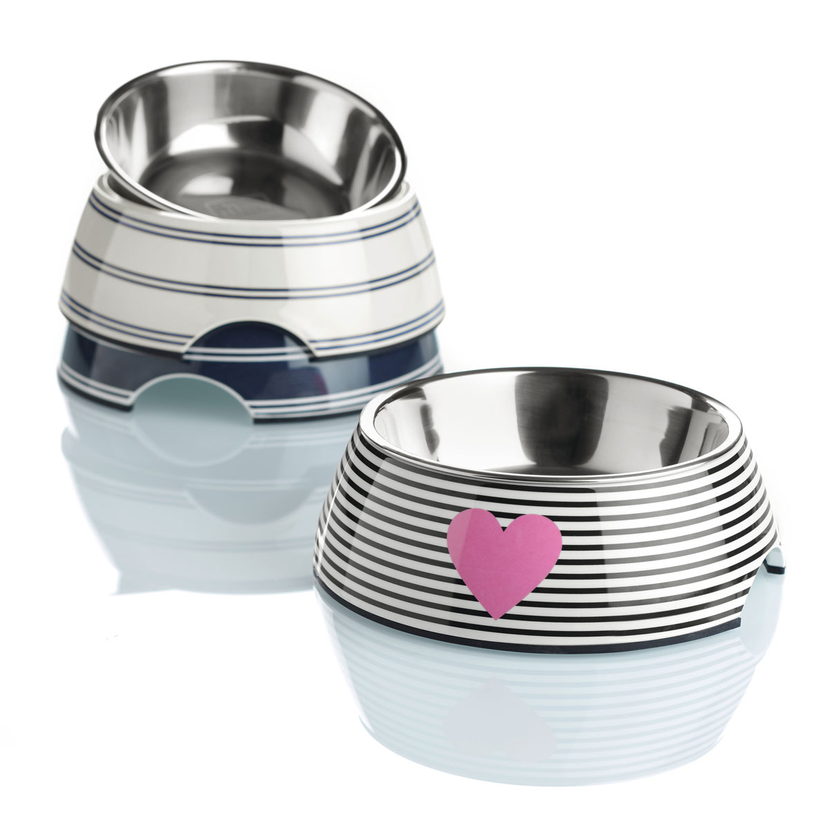 Hunter Melamin-Napf Silda weiß-grau 700 ml Bild 3