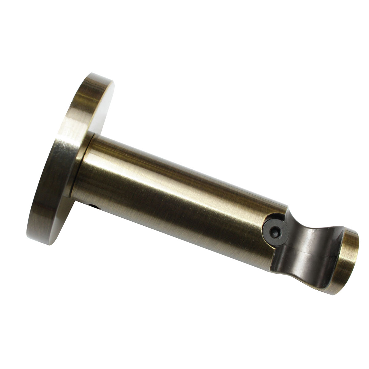 Gardinia Wandträger Memphis für Durchmesser 16 mm offen messing-antik