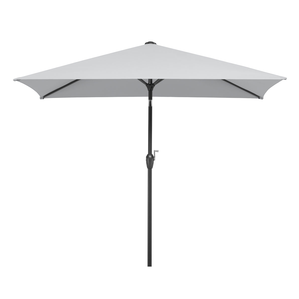 Schneider Schirme Sonnneschirm Bilbao 210 x 130 cm silbergrau