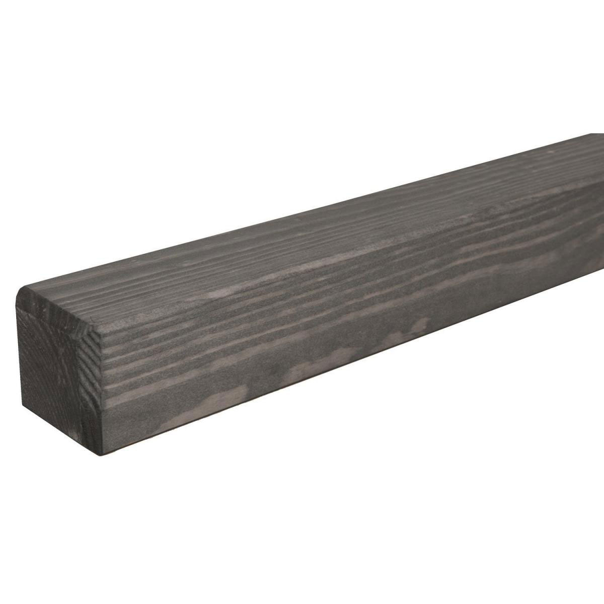 Pfosten für Staketenzaun 7 x 7 x 110 cm grau