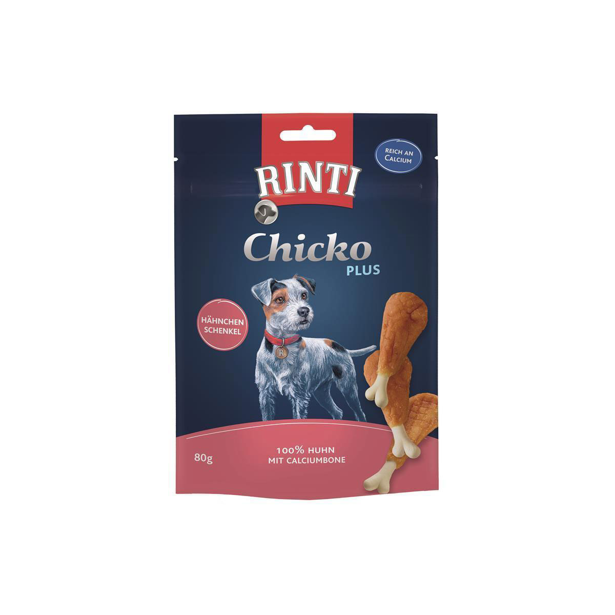 Chicko Plus Hähnchenschenkel mit Calciumb80 g