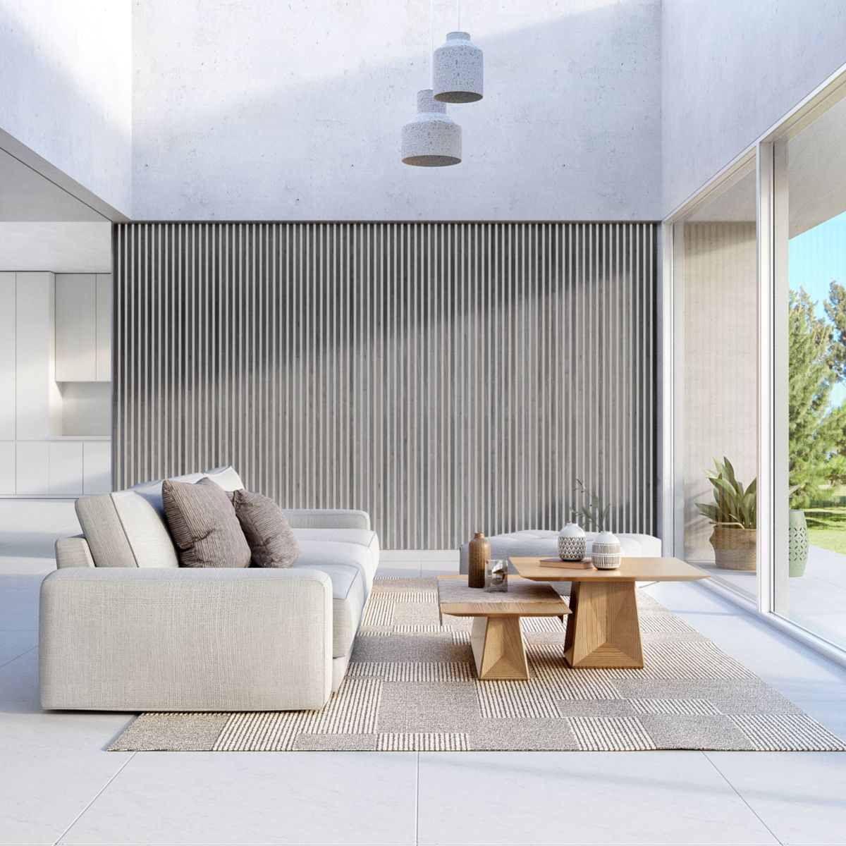 Specht Akustikpaneel Deluxe Eiche grau 250 x 60 cm Bild 3