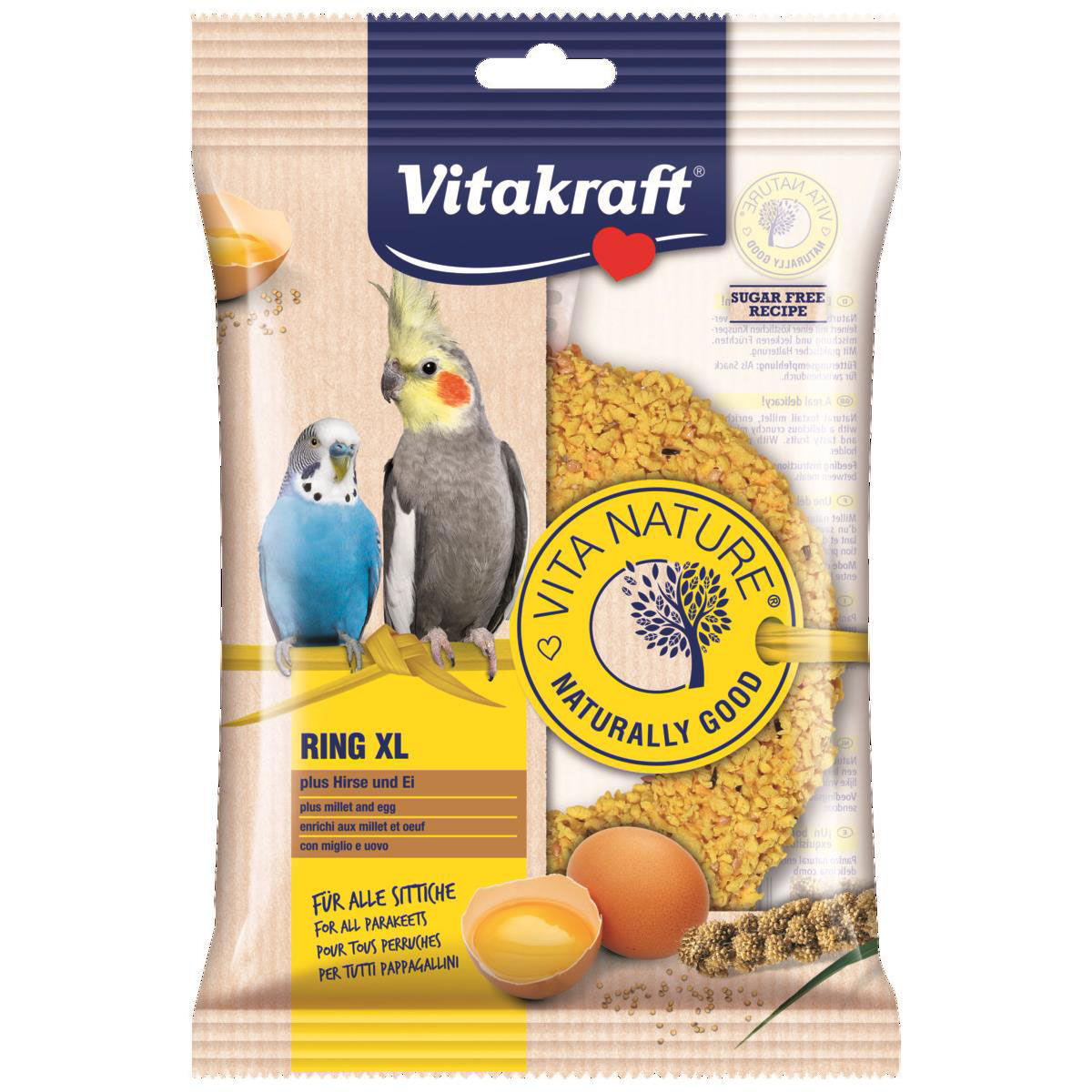 Vitakraft  Ring VitaNature XL mit Ei Sittiche
