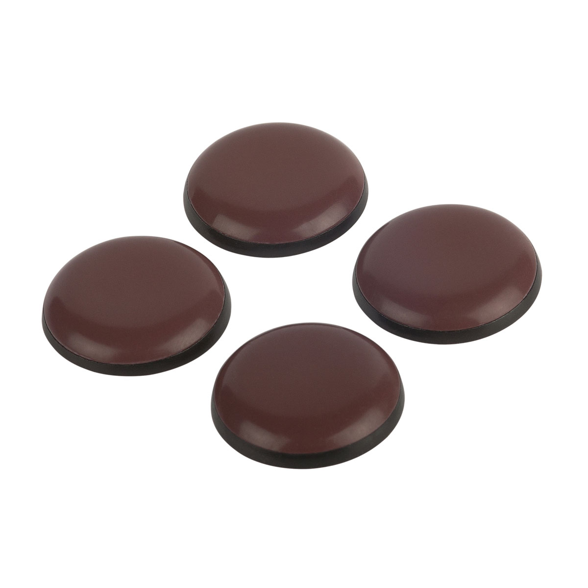 Suki Universalgleiter Easy Glider klebend Durchmesser 3 cm braun 4 Stück