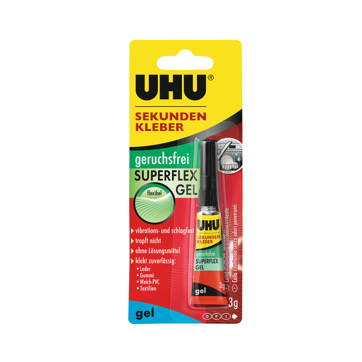 UHU  Sekundenkleber Superflex gel 3 g