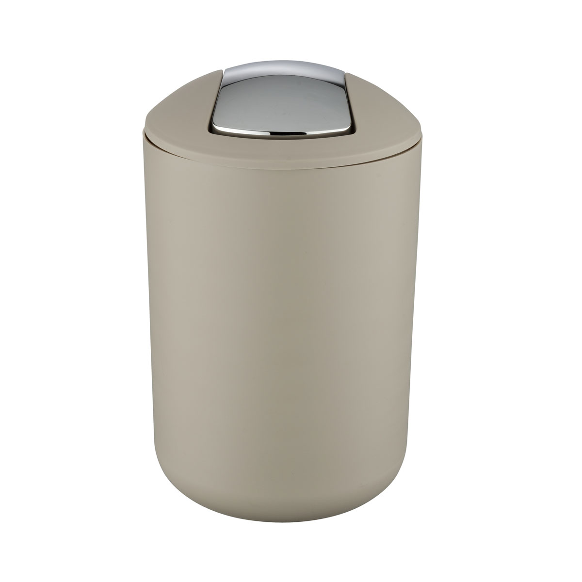 Wenko Schwingdeckeleimer Brasil L taupe 6,5 L Bild 5