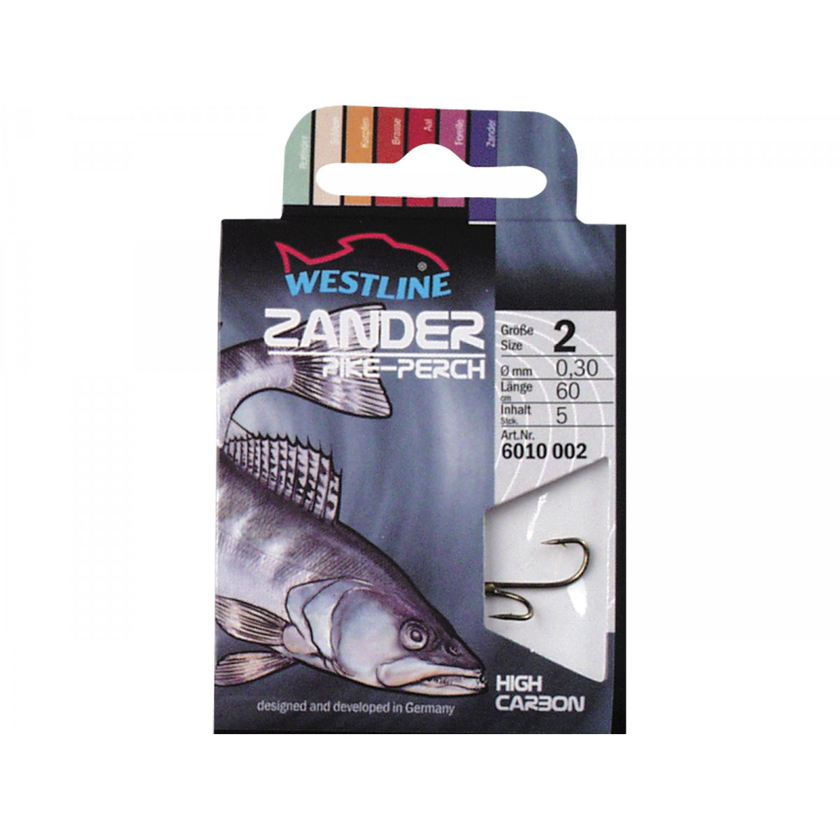 westline Zanderhaken Größe 2
