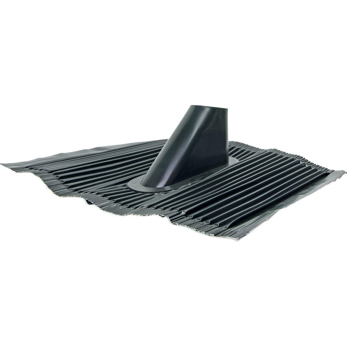 Schwaiger Alu-Dachhaube schwarz 42-60 mm