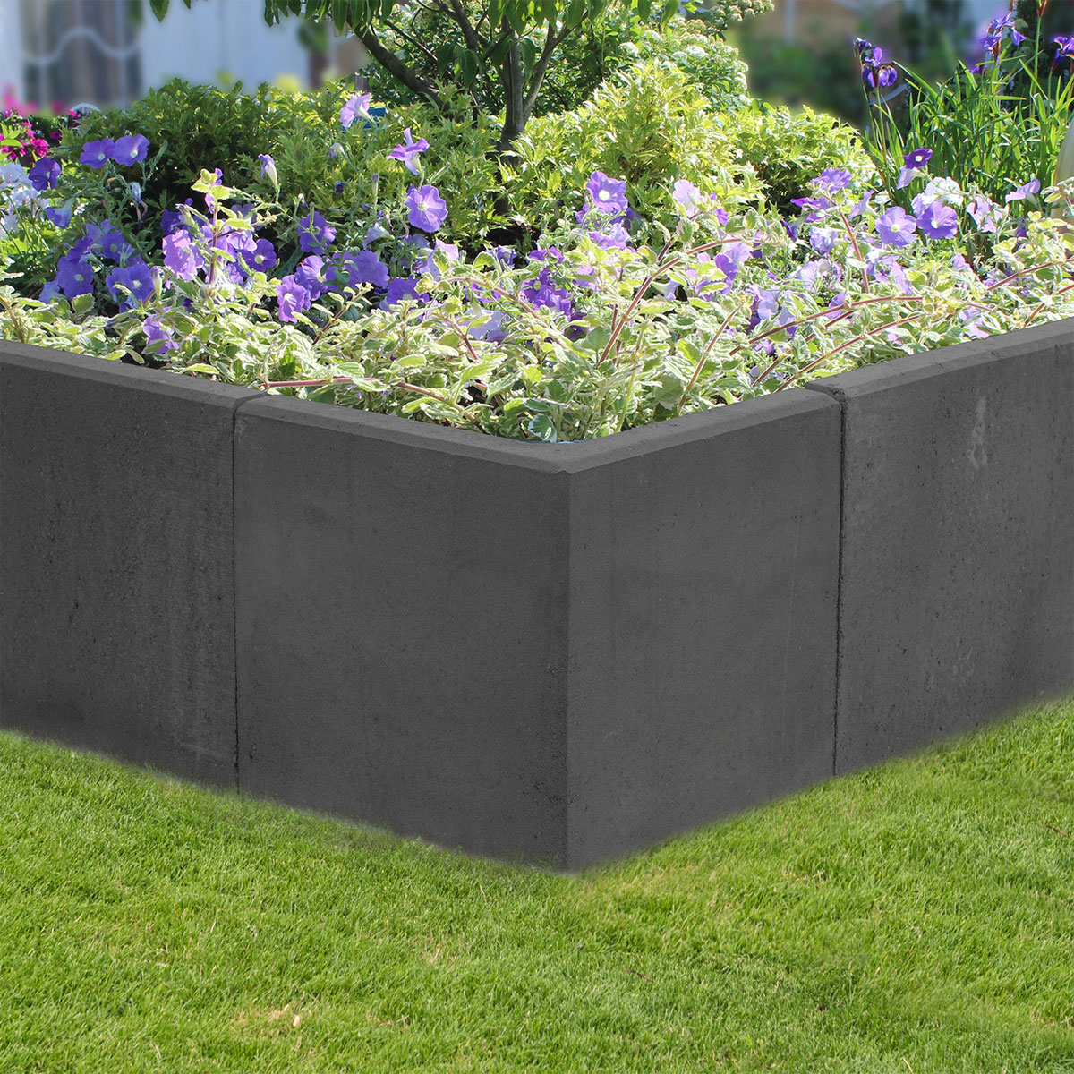 Diephaus  L-Stein-Ecke anthrazit 60 x 50 x 50 x 7 cm Bild 2