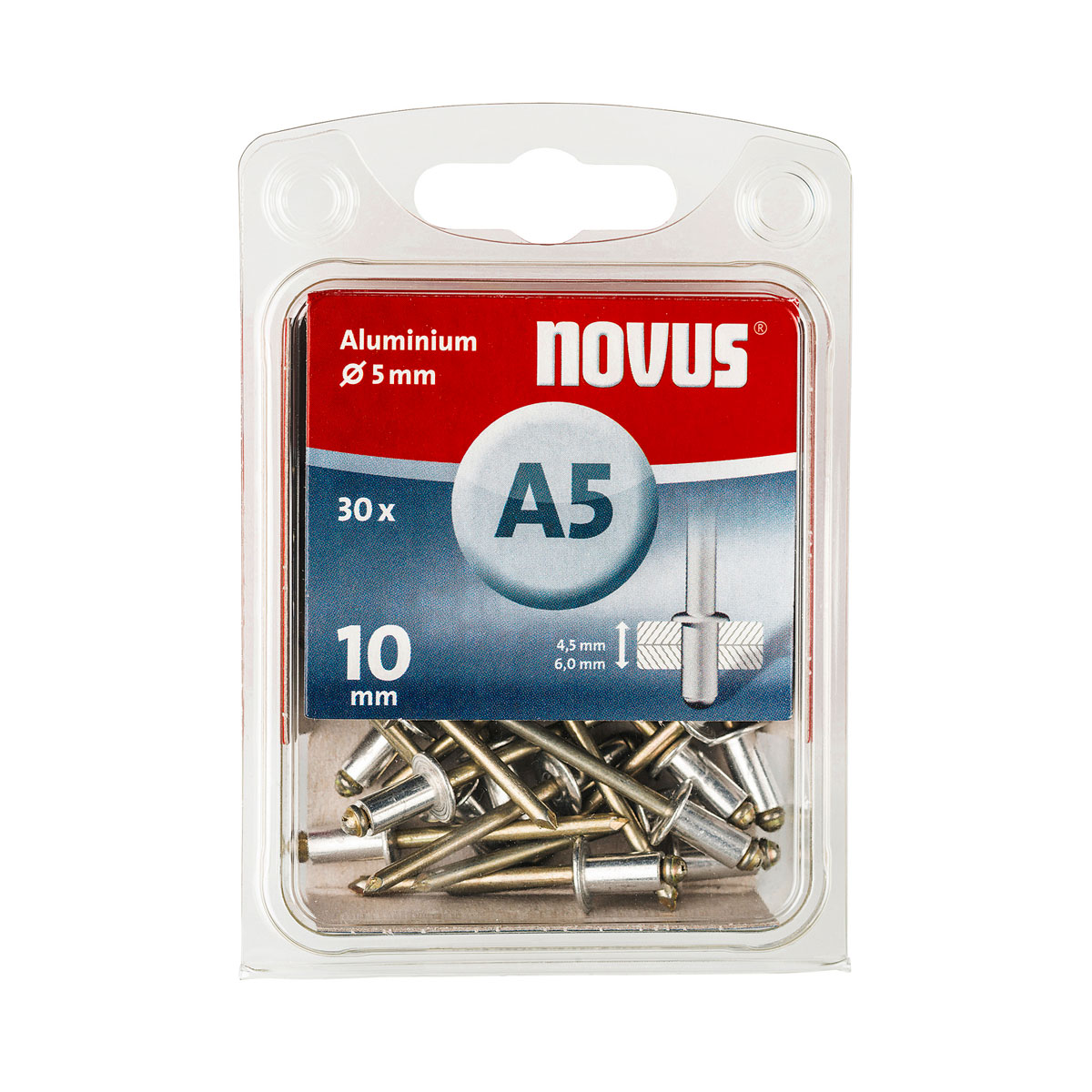 Novus Alu Blindnieten A 5 x 10 30 St