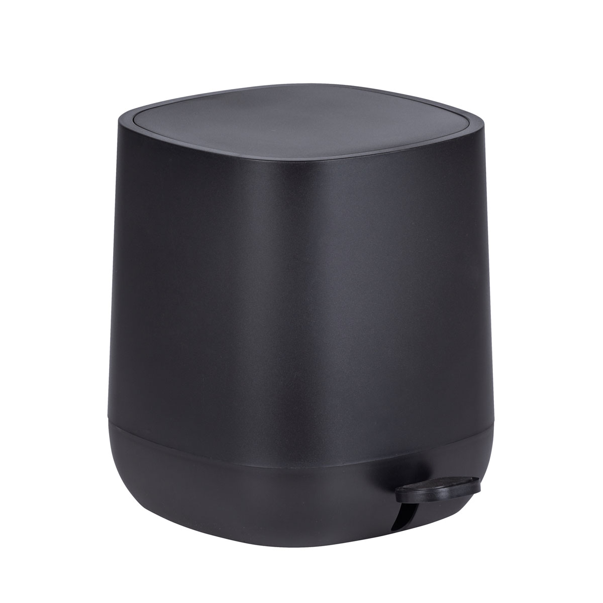 Wenko  Treteimer Davos Schwarz 5 L Kosmetikeimer Abfalleimer