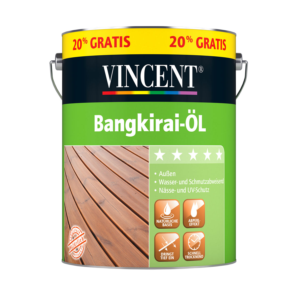 Vincent Bangkirai-Öl 3 L