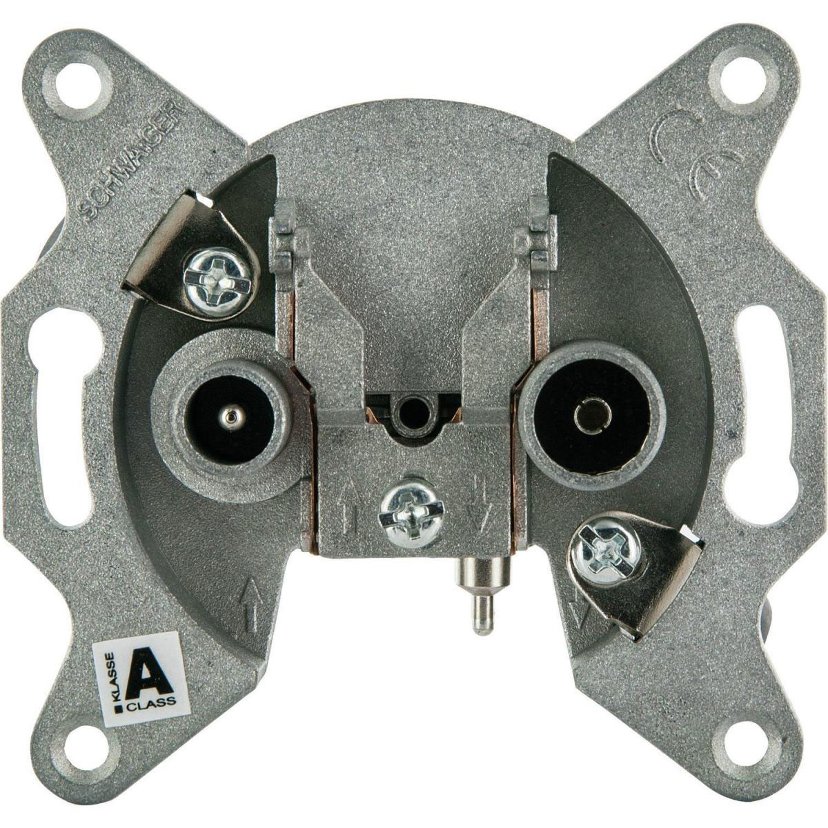 Schwaiger Antennensteckdose/Duchgangsdose 19 dB Bild 2