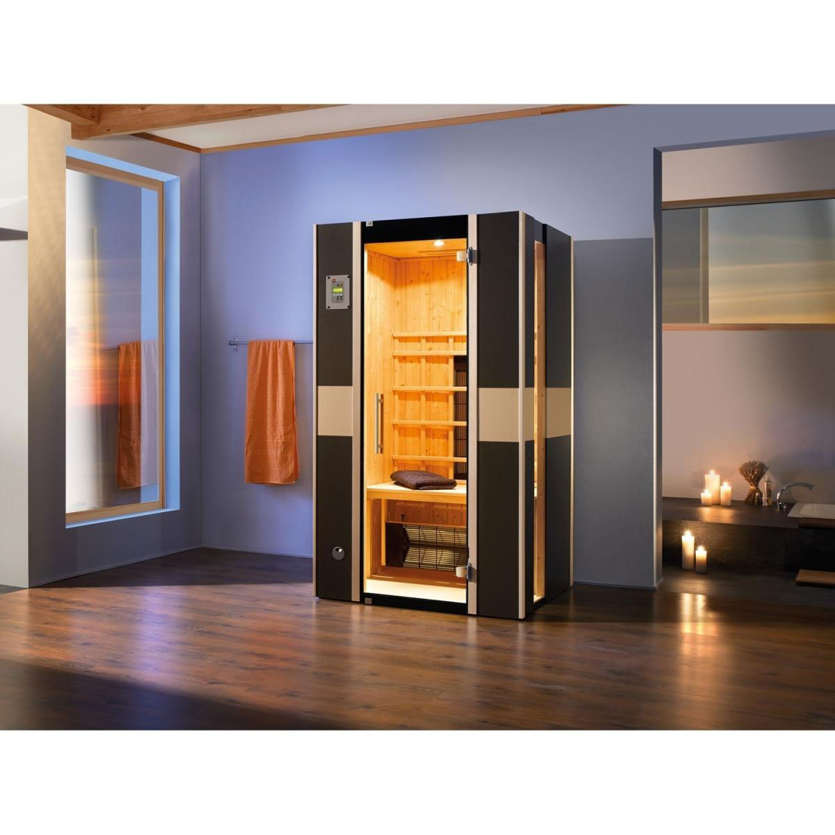 Weka Infrarotkabine 543 Graphit Größe 1